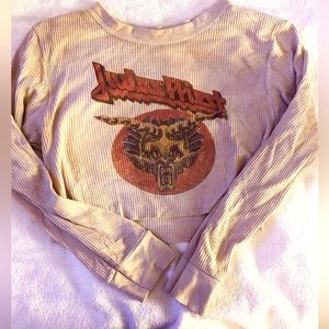 Judas Priest crop long sleeve